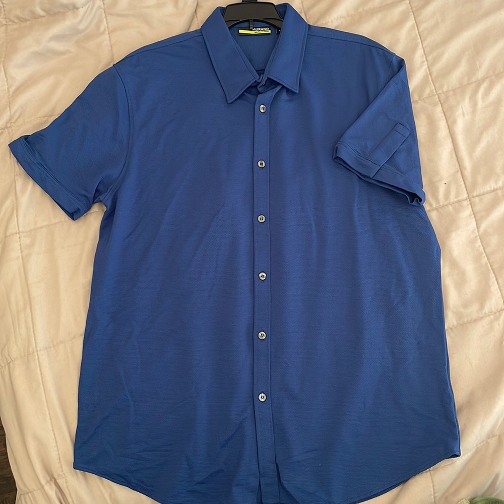 Slim-Fit Performance Performance Stretch Short-Sleeve Woven